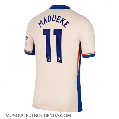 Camiseta Chelsea Noni Madueke #11 Segunda Equipación Replica 2024-25 mangas cortas